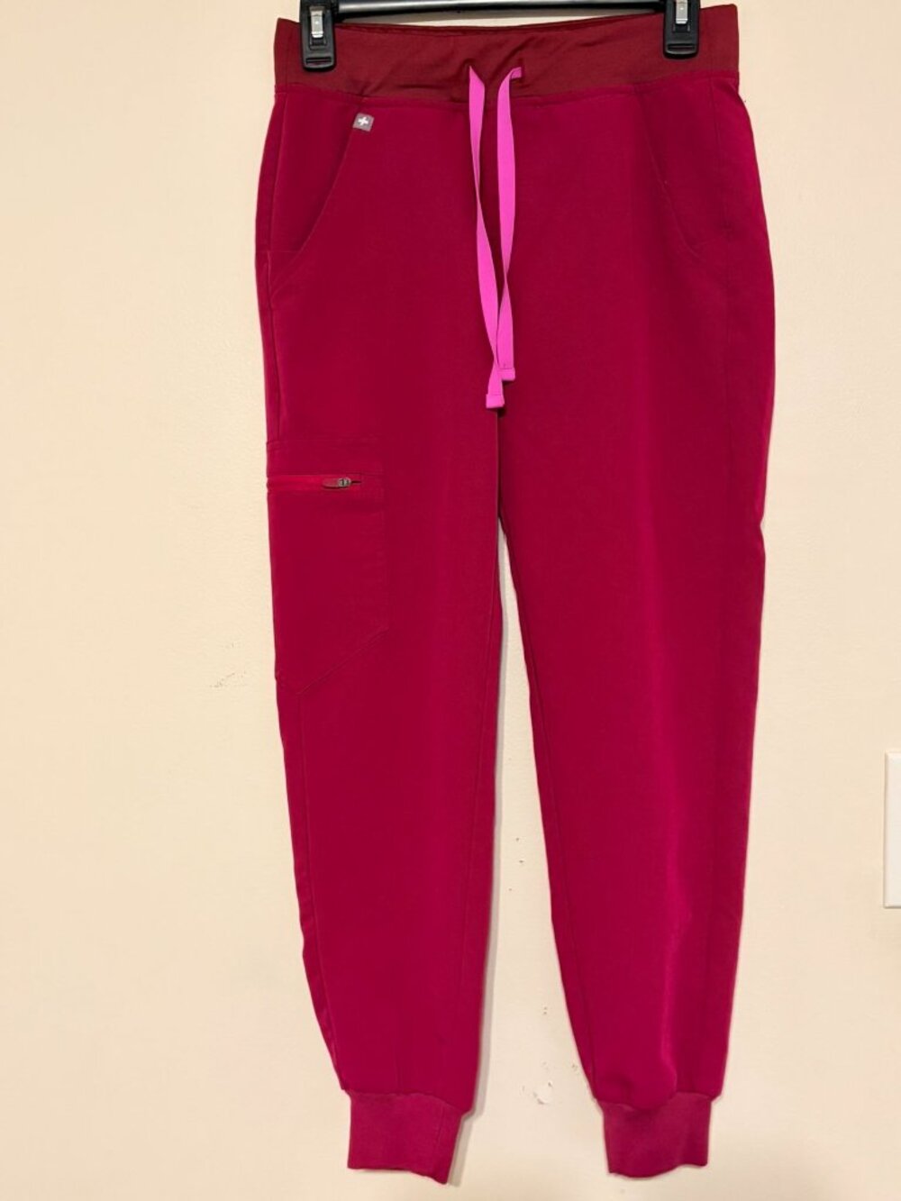 Women's FIGS Zamora Jogger Scrub Pants Pink Size XS Petite XS/P
